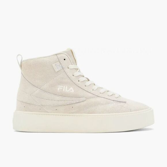 Fila Shoes - Fila Gennaio Gardenia Off-White Suede NuBuck High-Top Sneakers Women's Size 9 M